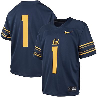 Youth Nike #1 Navy Cal Bears Untouchable Replica Game Jersey
