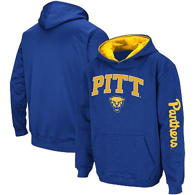 Youth Colosseum  Royal Pitt Panthers 2-Hit Pullover Hoodie