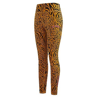 Women's Pro Standard Brown San Francisco 49ers Animal Print Leggings