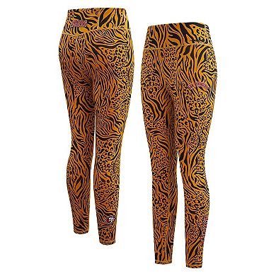 Women's Pro Standard Brown San Francisco 49ers Animal Print Leggings