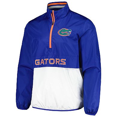 Men's G-III Sports by Carl Banks Royal Florida Gators Cornerman Half-Zip Top