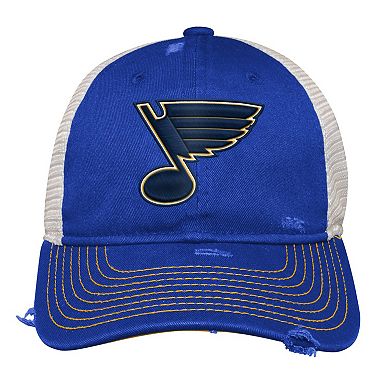 Youth Blue St. Louis Blues Slouch Trucker Adjustable Hat