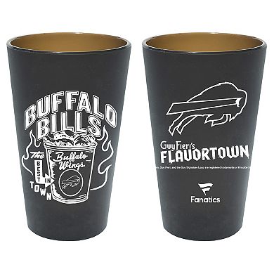 WinCraft Buffalo Bills NFL x Guy Fieri’s Flavortown 16oz. Silicone Pint Glass