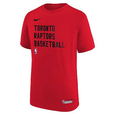 Youth Nike Red Toronto Raptors Essential Practice T-Shirt