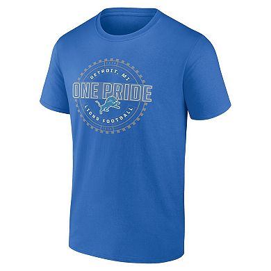 Men's Fanatics Branded Blue Detroit Lions Local T-Shirt