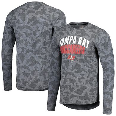 Men's Starter Heather Charcoal Tampa Bay Buccaneers Long Sleeve T-Shirt