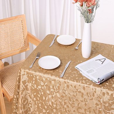 Rectangle Pvc Wrinkle-resistant Washable Suitable Restaurant Table Cover 1 Pc, 47" X 47"