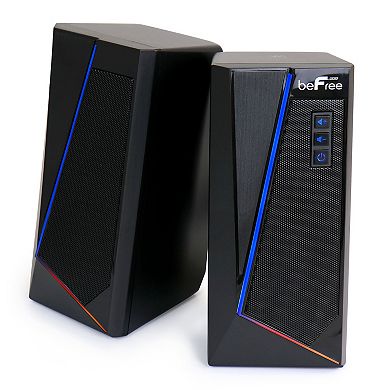 beFree Sound 2.0 Computer RGB LED Gaming Speakers