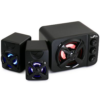 beFree Sound Color LED 2.1 Gaming Speaker System