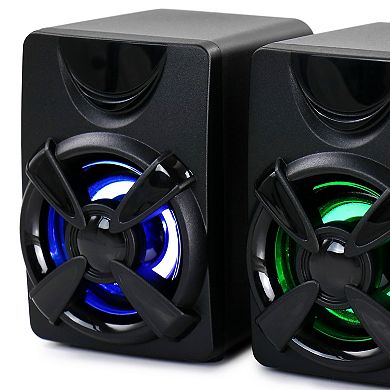 beFree Sound Color LED 2.1 Gaming Speaker System