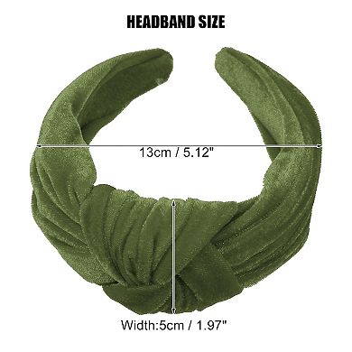 Velvet Wide Knotted Hairband for Women Hairband Hair Hoop Accessories