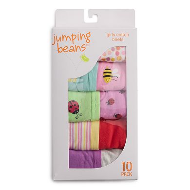 Toddler Girl Jumping Beans® Ladybug Briefs 10-pack