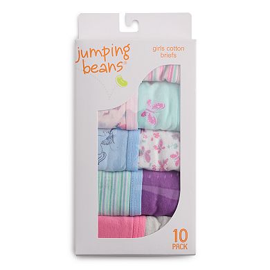 Toddler Girl Jumping Beans® Unicorns & Butterflies Briefs 10-pack