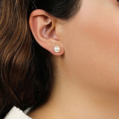 1928 Faux Pearl Stud Earrings