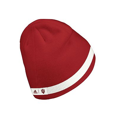 Men's adidas Crimson Indiana Hoosiers Wordmark Knit Hat