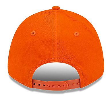 Men's New Era Orange Denver Broncos Outline 9FORTY Snapback Hat