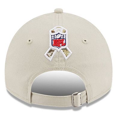 Women's New Era  Stone Los Angeles Chargers 2023 Salute To Service 9TWENTY Adjustable Hat