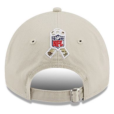 Men's New Era  Stone Los Angeles Rams 2023 Salute To Service 9TWENTY Adjustable Hat