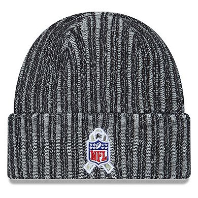 Men's New Era  Black Pittsburgh Steelers 2023 Salute To Service Cuffed Knit Hat