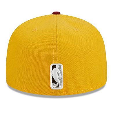 Men's New Era Yellow/Red Phoenix Suns Fall Leaves 2-Tone 59FIFTY Fitted Hat