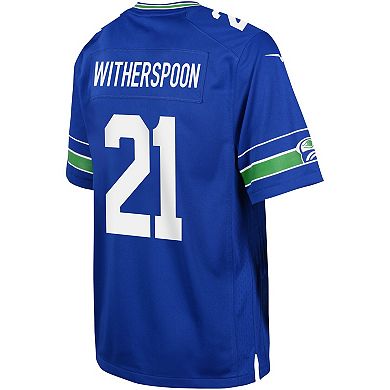 Youth Nike Devon Witherspoon Royal Seattle Seahawks Game Jersey