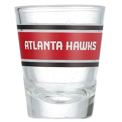 Atlanta Hawks 2oz. Stripe Shot Glass
