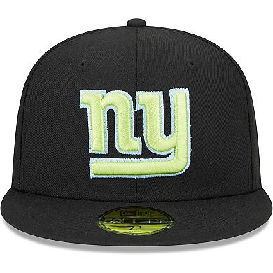 Men's New Era Black New York Giants Multi 59FIFTY Fitted Hat