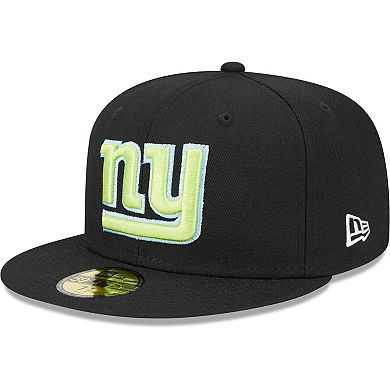 Men's New Era Black New York Giants Multi 59FIFTY Fitted Hat