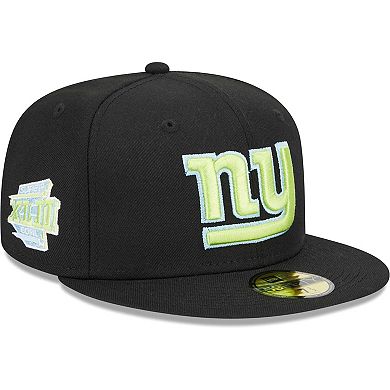 Men's New Era Black New York Giants Multi 59FIFTY Fitted Hat