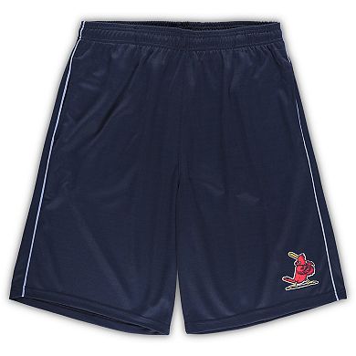 Men's Profile Navy St. Louis Cardinals Big & Tall Mesh Shorts