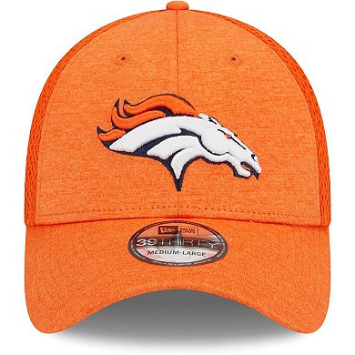 Men's New Era Orange Denver Broncos Stripe 39THIRTY Flex Hat