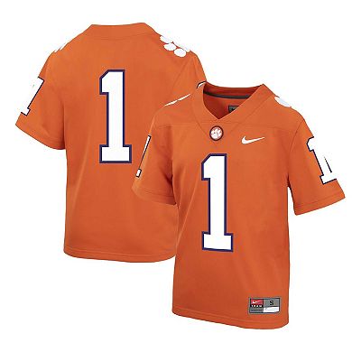 Preschool Nike Orange Clemson Tigers Untouchable Replica Football Jersey