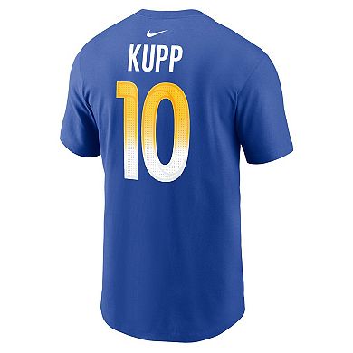 Men's Nike Cooper Kupp Royal Los Angeles Rams Player Name & Number T-Shirt