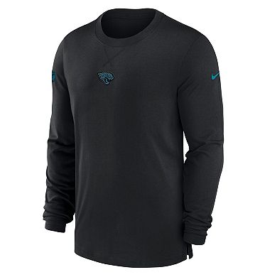 Men's Nike Black Jacksonville Jaguars 2023 Sideline Performance Long Sleeve T-Shirt