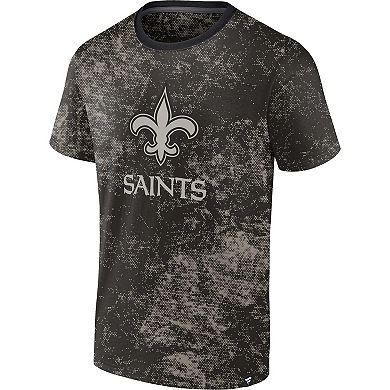 Men's Fanatics Branded Black New Orleans Saints Shadow T-Shirt
