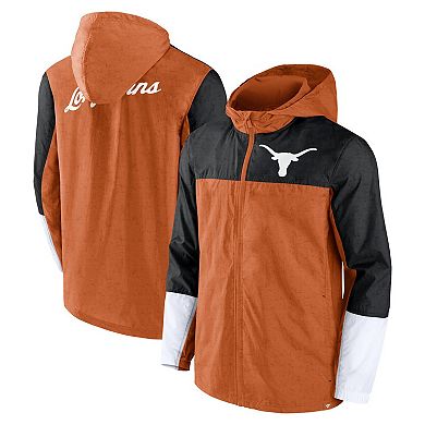 Men's Fanatics Branded Texas Orange/Black Texas Longhorns Game Day Ready Full-Zip Jacket