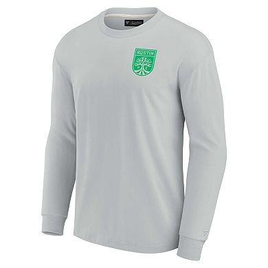 Unisex Fanatics Signature Gray Austin FC Super Soft Long Sleeve T-Shirt