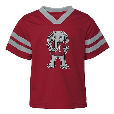 Toddler Crimson Alabama Crimson Tide Two-Piece Red Zone Jersey & Pants Set