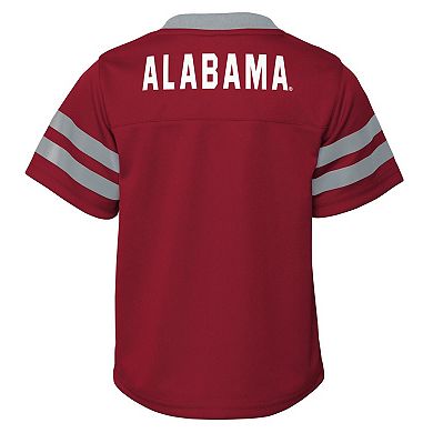 Toddler Crimson Alabama Crimson Tide Two-Piece Red Zone Jersey & Pants Set