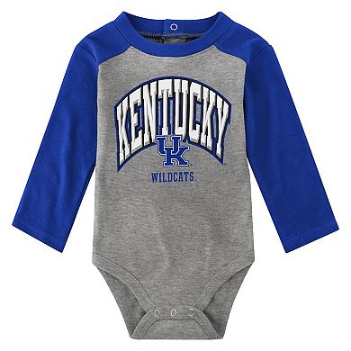 Newborn & Infant Royal Kentucky Wildcats Rookie of the Year Long Sleeve Bodysuit & Pants Set