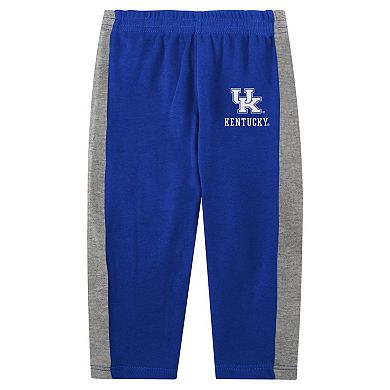 Newborn & Infant Royal Kentucky Wildcats Rookie of the Year Long Sleeve Bodysuit & Pants Set