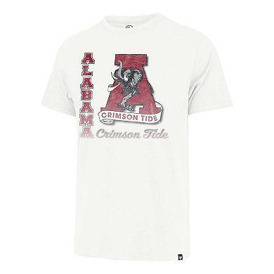 Men's '47 Cream Alabama Crimson Tide Phase Out Throwback Franklin T-Shirt