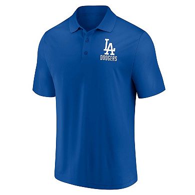Men's Fanatics Branded Royal/White Los Angeles Dodgers Two-Pack Logo Lockup Polo Set