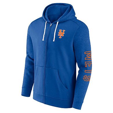 Men's Fanatics Branded Royal New York Mets Offensive Line Up Full-Zip Hoodie