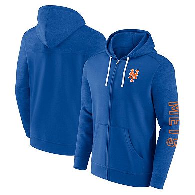 Men's Fanatics Branded Royal New York Mets Offensive Line Up Full-Zip Hoodie