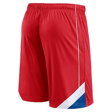 Men's Fanatics Branded Red LA Clippers Slice Shorts