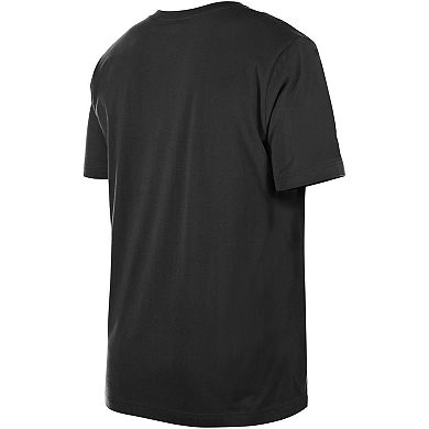 Men's New Era Black Brooklyn Nets Throwback T-Shirt