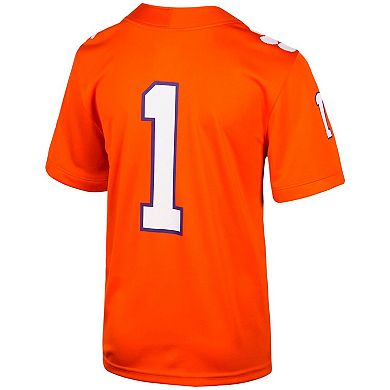 Toddler Nike #1 Orange Clemson Tigers Untouchable Football Jersey