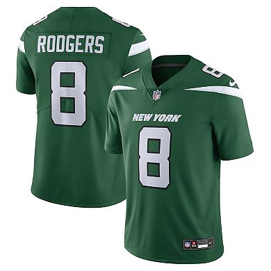 Men's Nike Aaron Rodgers Gotham Green New York Jets Vapor Untouchable Limited Jersey