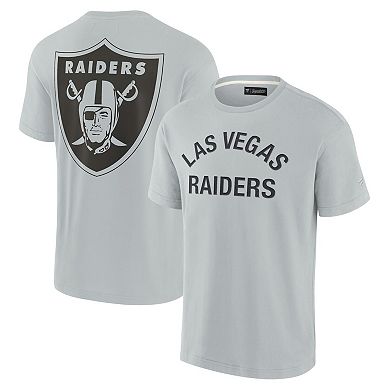 Unisex Fanatics Signature Gray Las Vegas Raiders Super Soft Short Sleeve T-Shirt